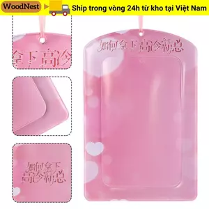 Vỏ bảo vệ hình ảnh WOODNEST, Hộp đựng thẻ ảnh đầy màu sắc khổng lồ, Màn hình Album thần tượng Hàn Quốc PVC A4