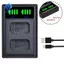 Bộ sạc pin USB cổng kép NP-FW50 NP-FW50 cho A6000 A6400 A6300 A6500 A7 A7II A7RII A7SII A7S A7S2 A7R