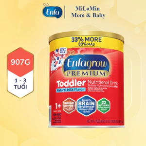 Sữa bột Enfagrow Premium Toddler 907g hỗ trợ phát triển toàn diện cho trẻ từ 1-3 tuổi