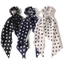 IFASIN Chấm Bi Voan Scrunchies, Dây Buộc Tóc Co Giãn Thông Thường Phong Cách Dễ Thương, Quà Tặng Thiết Kế Nơ Thanh Lịch Dây Buộc Tóc Nữ Mặc Hàng Ngày