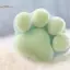 TRTR Móng Tay Nhựa Nghệ Thuật Làm Sạch Bụi Bàn Chải Bule Bàn Chải Cat Paw Gel Bụi Làm Sạch Trang Điểm Hình Vòng Bàn Chải Mềm Dụng Cụ Làm Móng VN