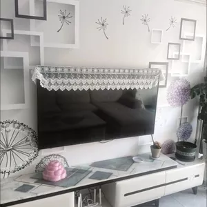 YHMJFBY1314 Giày bốt TV ren phong cách mới Không tháo nắp Khăn chống bụi Vỏ chống bụi treo Màn hình cong ngồi phong cách Châu Âu