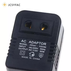 JCSYFAC EU US Cắm Bước Xuống Biến Áp Du Lịch Adapter AC220V Sang 110V Hoặc 110 Đến 220V Bộ Chuyển Đổi Điện Áp 50W Mới