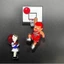 Nam châm tủ lạnh xoay Slam Dunk Hanamichi & Rukawa, Trang trí bóng rổ Chibi