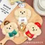 E-WOITD Hoạt Hình Sang Trọng Búp Bê Chó Con Mặt Dây Chuyền Búp Bê Dễ Thương Trang Trí Mặt Dây Chuyền Bapa Mặt Dây Chuyền Trang Trí Quà Tặng E-WOITD