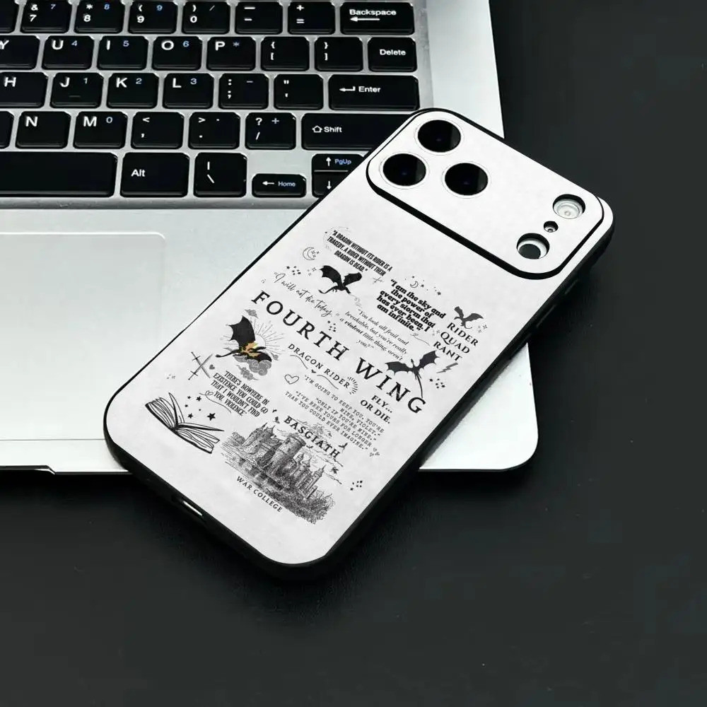 TP-3 Thứ Tư W-Wing Ốp Lưng Điện Thoại IPhone 17 16 15 14 13 12 11 Pro Max Plus Mini Đen Mờ Vỏ Mềm Funda