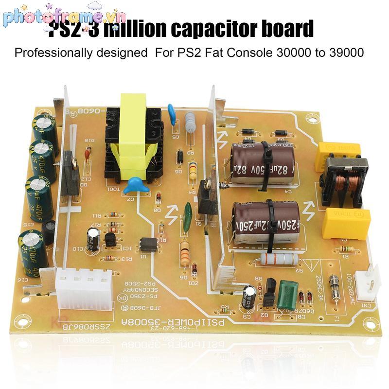Khung Ảnh Bảng Cấp Nguồn Cho Sony PS2 Fat Console 30000 Đến 39000 Tích Hợp PowerSupply Board Transformer 110V-220V Universal VN