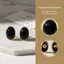 AqToCna Bold Ellipse Hình Học Nhựa Bông Tai Dành Cho Nữ 1 Đôi Retro Cá Tính Nhẹ Trang Sức Cho Cuối Tuần Hoặc Làm Việc AqToCna