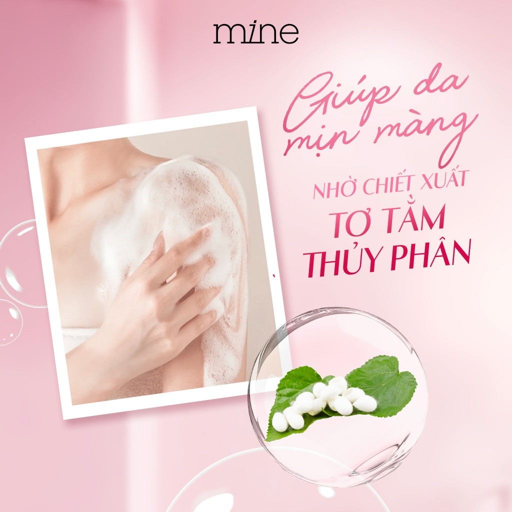 Sữa Tắm Hương Nước Hoa Mine Perfumed Shower Gel Thơm Quyến Rũ Hỗ trợ Dưỡng Ẩm Và Dưỡng Sáng Da 470/750g