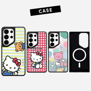 Ốp điện thoại Phone Case For cứng lưới sọc từ tính cho Samsung Galaxy S26 25 24 23 UItra S26 25 24 23 Plus Vỏ bảo vệ chống sốc
