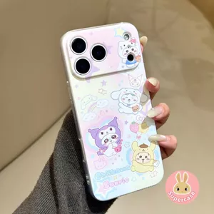 Ốp Điện Thoại Kuromi Kitty Dễ Thương Cho Xiaomi 15T 14T 14 13 13T 12 12T 12X 12S 11T Pro Lite Mi 11 10T 10S 9 SE 9T Pro Lite Civi 2 Vỏ Mềm Hoạt Hình Chiikawa Sanrio