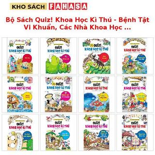Bộ Sách Quiz! Khoa Học Kì Thú - Bệnh Tật Vi Khuẩn, Các Nhà Khoa Học Thiên Tài, Cơ Thể Con Người,Năng Lượng,...