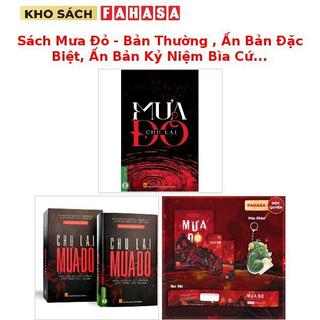 Sách Mưa Đỏ - Bản Thường , Ấn Bản Đặc Biệt Bìa Cứng Kèm Hộp (Bộ/Lẻ 2 Cuốn)