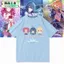 Idol Master Fujita Kotone Flower Season Tsukimura Tetsuki Cotton Nguyên Chất Tay Ngắn Hai Chiều Nam Nữ Nửa Tay Áo Thun cos Quần Áo Đau