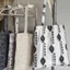 Túi vải lanh Cotton thêu vai Tote văn học Thiết kế thích hợp Phong cách dân tộc