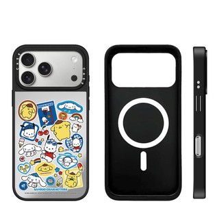 Từ Thẻ Chó Gương Cứng Ốp Lưng Điện Thoại iPhone 17 Pro Max 17 Air 16 Plus 15 14 13 12 11 Vỏ Chống Sốc