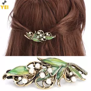 < YEI > Thời Trang Gril Vintage Trang Sức Kim Loại Nhánh Kẹp Tóc Cho Nữ Cưới Kẹp Tóc Mới