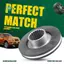 92MM Phanh Điện Từ Động Cơ Ma Sát Má Phanh Bánh Răng Phanh Đĩa Lắp Ráp Cho Đế YEJ80