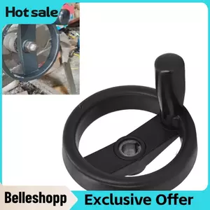 Belleshopp Jiawu Đường Kính 125mm Tay Bánh Xe 12mm Cấu Tạo Tay Cầm Có Thể Gập Lại Nhựa cho Máy Tiện Phay Máy Khoan Xoay Núm Dụng Cụ Thích Hợp