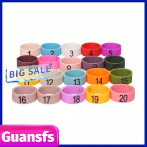 Guansfs 20 Chiếc Micro ID Vòng Silicon Cầm Tay Chống Rung Chống Lăn Cho Các Micro Khác Nhau