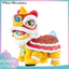 < Pluscloth > Đồ chơi khiêu vũ sư tử điện cho trẻ em có đèn Led Âm nhạc Lắc đầu đi bộ Sư tử hoạt hình cho trẻ mới biết đi Bé trai Bé gái – Pin quà tặng trang trí lễ hội năm mới của Trung Quốc