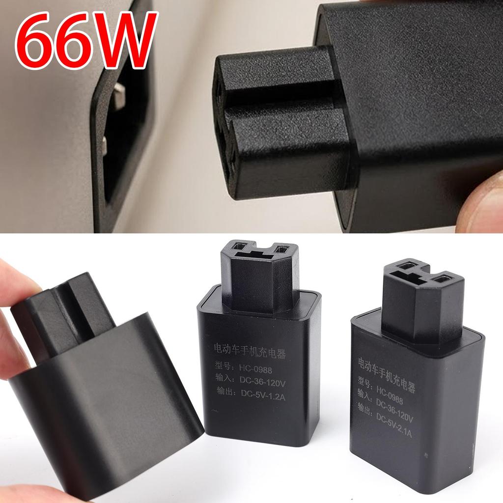 Bộ sạc USB xe đạp điện điều chỉnh điện áp thông minh có khả năng tương thích 36V-120V - Công cụ sạc nhanh bền nhỏ gọn cho du lịch