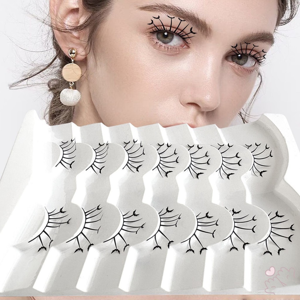 Halloween Wispy Fake Lash - DIY Anime Full Strip Lash cho các bữa tiệc