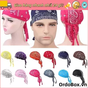 Mũ cướp biển ORDOBOX, Khăn xếp Hồi giáo thể thao ngoài trời bằng vải Cotton, Mũ rụng tóc khô nhanh có thể điều chỉnh thời trang