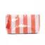 Túi đựng mỹ phẩm FAVORITEGOODS, Túi lưu trữ Polyester PVC, Họa tiết sọc hợp thời trang Túi trang điểm màu Dopamine dung tích lớn Du lịch