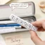 BEABOUT Tem Cảm Xúc Mèo Dễ Thương, Con Dấu Mèo Con Đáng Yêu Tạp Chí Cao Su Tem, 5.0 Nhựa 6 Họa Tiết Trắng Lập Kế Hoạch Tem Dự Án Tự Làm