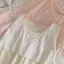 Bộ đồ ngủ sợi hai lớp Cotton phiên bản Hàn Quốc dành cho nữ mùa hè Áo Vest dễ thương có thể mặc bên ngoài Đồ mặc nhà rộng rãi