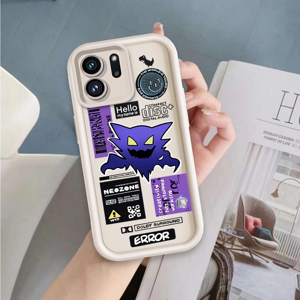 Ốp Lưng Cho OPPO A5X A6 A6X 4G 5G Hoạt Hình Silicon Mềm Đáng Yêu Ốp lưng TPU Gengar Mắt Thiên Thần Ốp Lưng Chống Sốc