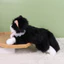 JUIC Mô Phỏng Mèo Sang Trọng Đồ Chơi, Có Yếm Lồng Tiếng Ragdoll Mèo Sang Trọng Búp Bê, Hoạt Hình Dễ Thương Mềm Lông Tơ Mô Phỏng Mô Hình Mèo Con Quà Tặng Sinh Nhật
