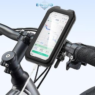 E-WOITD Xe Đạp Giá Đỡ Điện Thoại Xe Máy Chống Thấm Nước Giá Đỡ Tay Cầm Gắn Màn Hình Cảm Ứng 360° Giá đỡ điện thoại xe đạp xoay E-WOITD