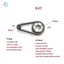 Bộ Bánh Xe DIY cho Điện Ván Trượt - 4 Cái, Xích Bánh Răng 27 Tooth, Kích thước 9x27G, 8mm