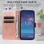 Ốp Lưng Cho Honor 600 Pro Dập Nổi Đuôi Bướm Da Khe Cắm Thẻ Dây Đeo Tay Chống Rơi Vỏ Điện Thoại