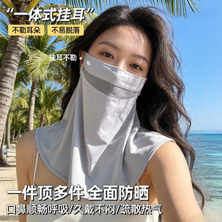 Mặt nạ chống nắng cho mùa hè, mạng che nắng thoáng khí và chống UV khi đi xe đạp, thiết kế unisex, dễ điều chỉnh - A10