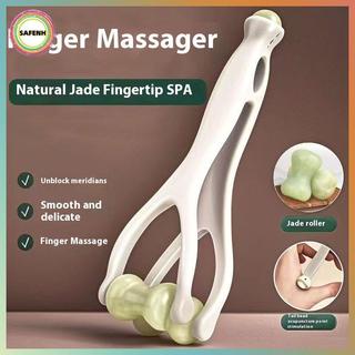 SAFENH 1 Chiếc Máy Mát Xa Ngón Tay Ngọc Thiết Kế Con Lăn Hai Cánh Dễ Dàng Sử Dụng Giảm Mệt Mỏi Ngón Tay Thúc Đẩy Lưu Thông Máu Con Lăn Di Động Máy Mát Xa Ngón Tay VN