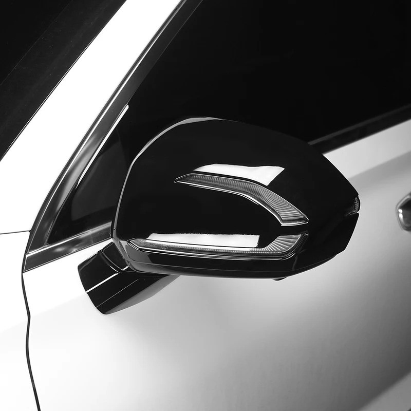 Phụ Kiện Ngoại Thất Cho Xe Hyundai Palisade 2020-2025 Xe Ô Tô Màu Đen Gương Chiếu Hậu Trang Trí Bao Viền Phụ Kiện