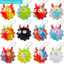 < Pluscloth > Đồ chơi bóng giảm căng thẳng bong bóng Popping Devil Horn có móc khóa – Đồ chơi bật bong bóng giải nén bằng silicon Fidget dành cho trẻ em Người lớn Tiện ích chống căng thẳng di động Đẩy