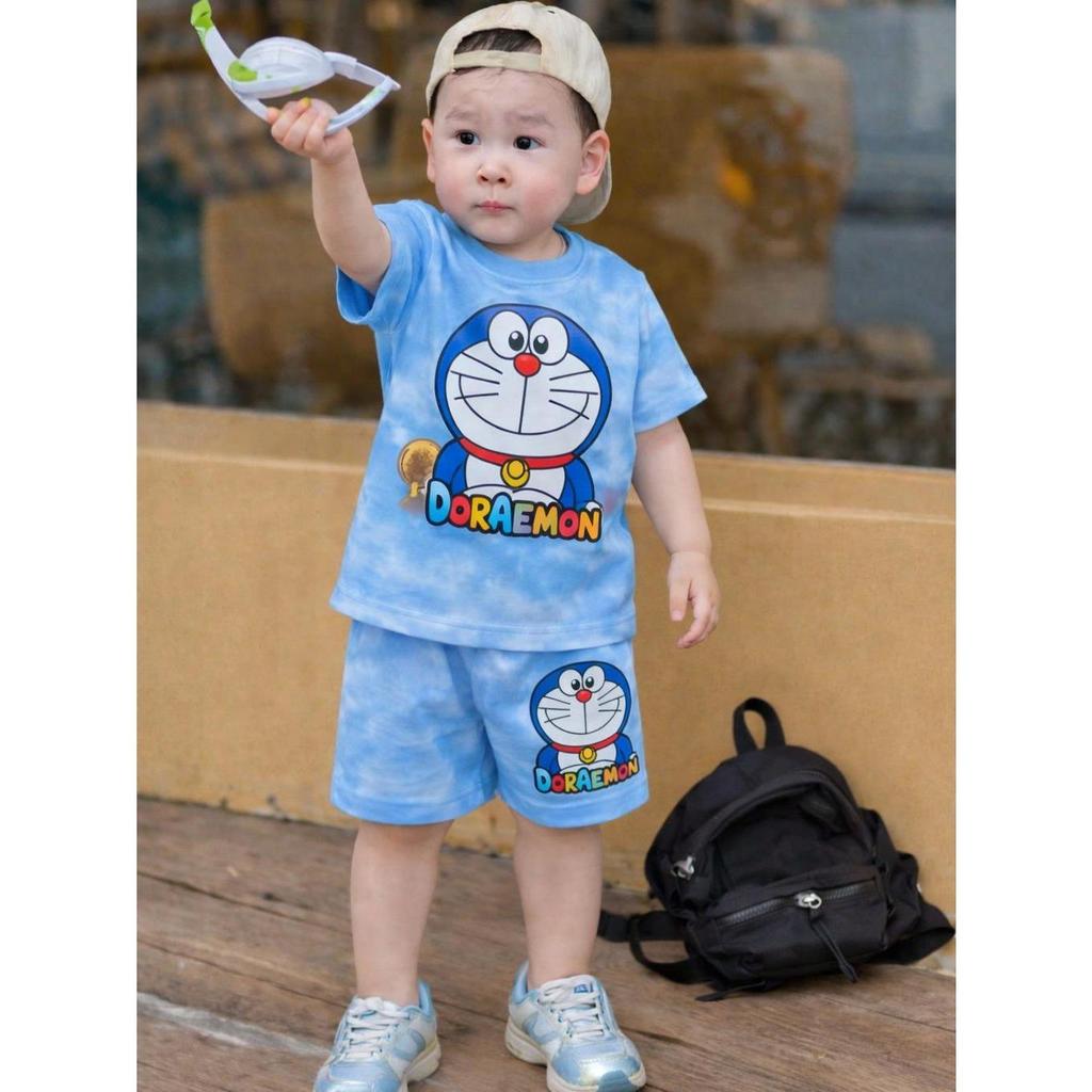 Sét đồ MÈO CUTE cho bé 7-50kg COMBO 4Bộ/4màu QUẦN ÁO bé trai và bé gái UNISEX NAM NỮ