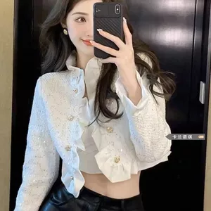 Áo Khoác Ngắn Nữ Phong Cách Trung Hoa Mới Nhất cho Xuân Thu - Cardigan Bên Ngoài Thời Trang