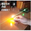 Đèn laser bút lazer 018 tia xanh cực sáng công suất lớn chiếu xa 3km kèm Pin bộ sạc. laser