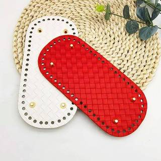 JU DIY Túi Da Đáy 22x10cm PU Dệt Kim Ví Đế Làm Túi Xách Móc Tote Đế Cho Túi Handmade Dự Án VN