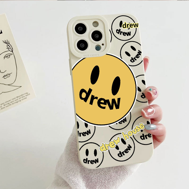 Ốp lưng iPhone họa tiết Drew silicone lỏng mềm mạidành cho iPhone X/XS/XR/11/12/13/14/15/16/17/Plus/Air/Pro/Max