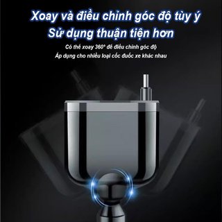 Sạc Xe Hơi Sạc Nhanh Màn Hình Kỹ Thuật Số PD USB C Cáp Có Thể Thu Vào Màn Hình Điện Áp 12 24V