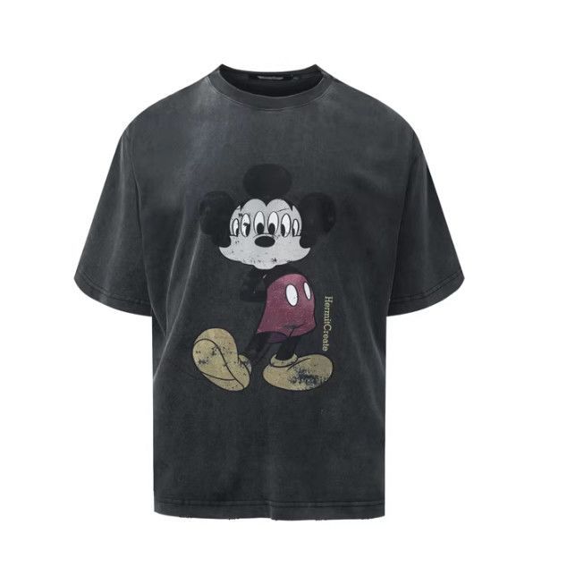 Áo Thun Cotton Nguyên Chất Trọng Lượng Cao Mỹ, Phù Hợp Đi Dạo Phố, KiểuVintage