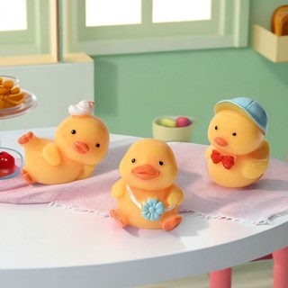 [NEW HOT ]Bộ 5 Vịt Vàng Cute Mini Trang Trí Taplo Ô Tô, Bàn Làm Việc, Bàn Học, Charm Dép Crocs Dễ Thương Hot Trend