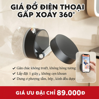 Giá đỡ điện thoại từ tính Bàn kim loại Gắn trên ô tô Xoay 360 Tay nắm chắc Đa năng