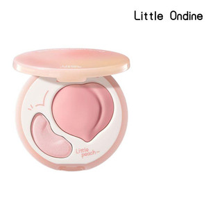 Little Ondine Blush Hai Màu Đào Đôi Hiệu Quả Sáng Bóng Ba Chiều Dễ Dàng Tô Màu Đa Năng Làm Sáng Da Tự Nhiên Tinh Tế Blush Trang Điểm Mặt